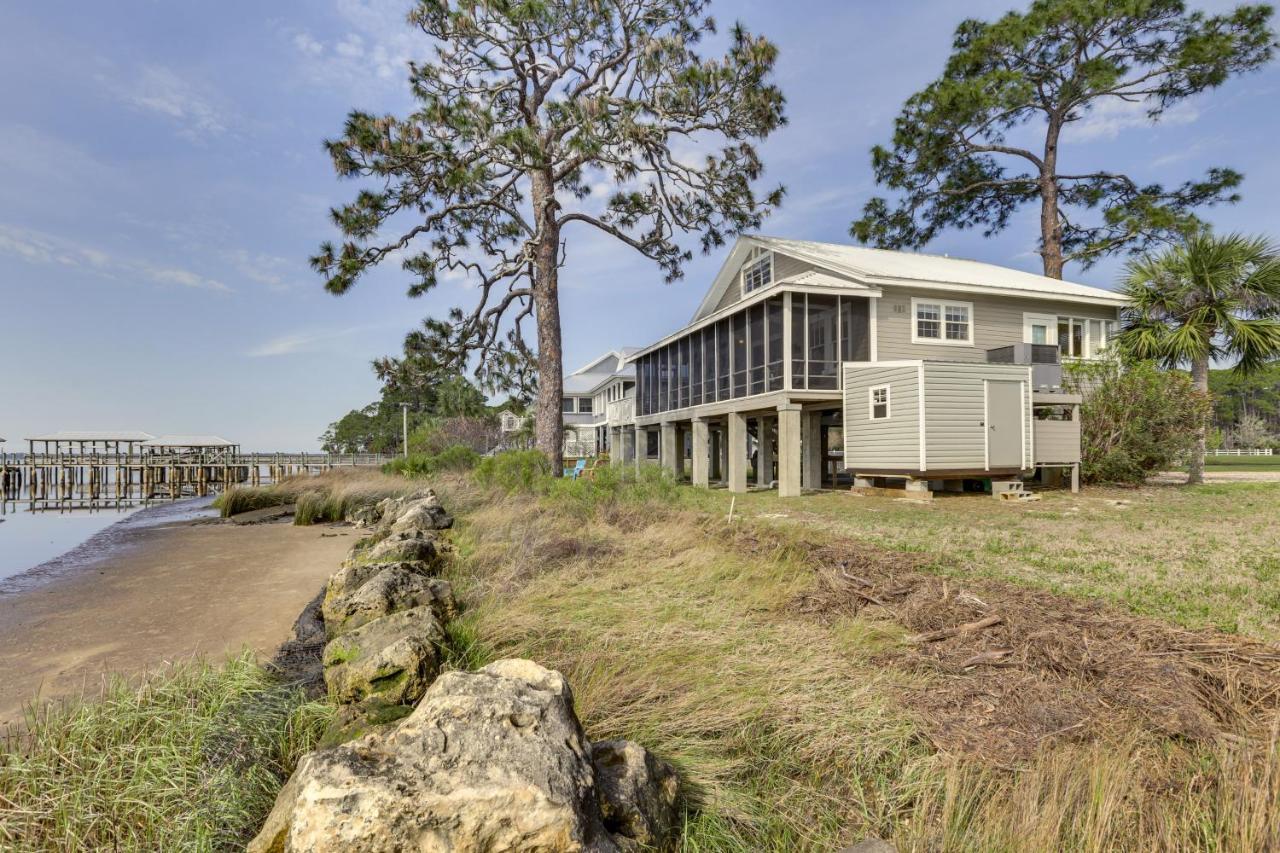 Waterfront Ochlockonee Bay Cottage With Views! Panacea 외부 사진
