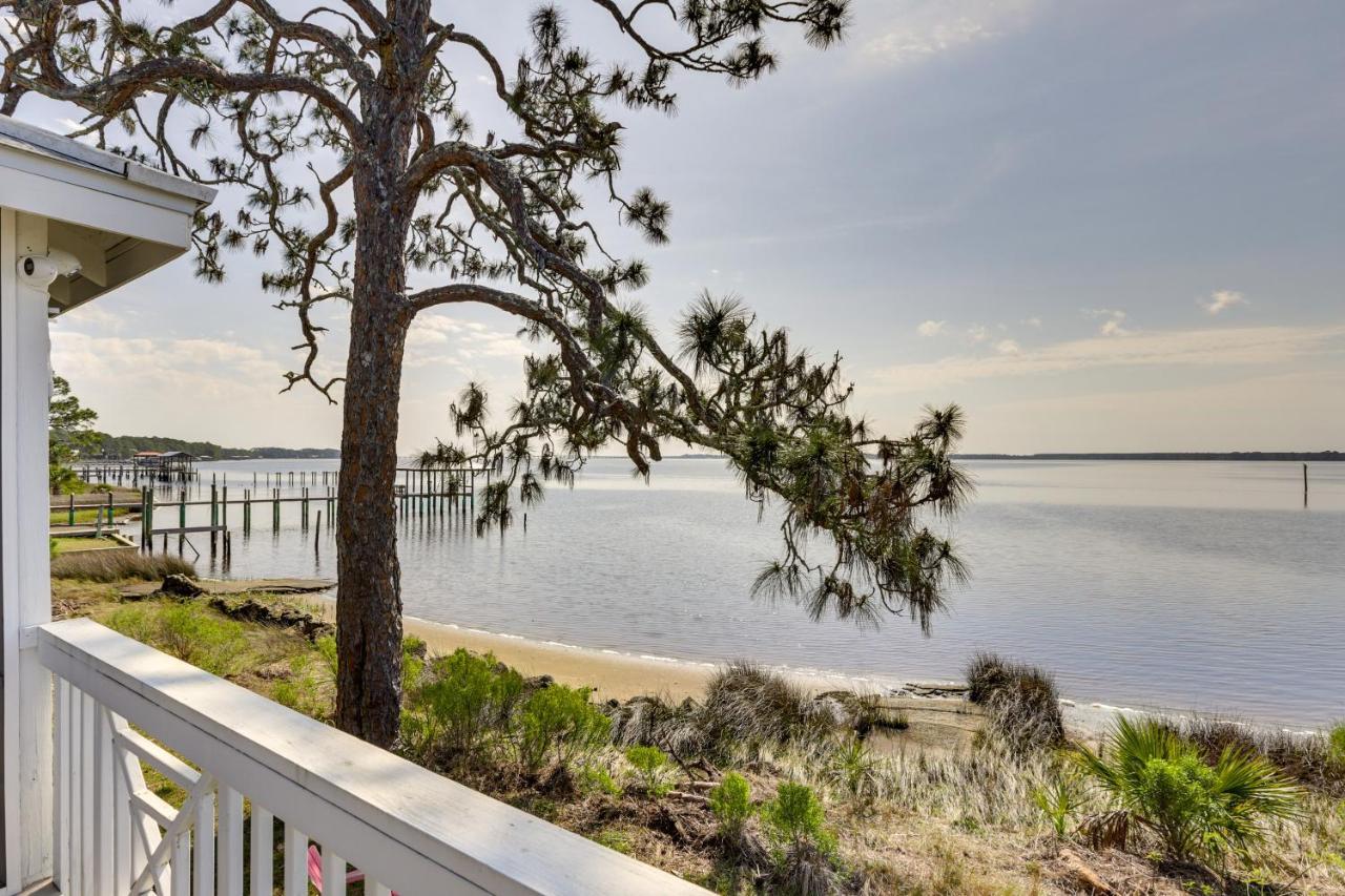 Waterfront Ochlockonee Bay Cottage With Views! Panacea 외부 사진